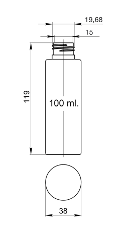 Flacon cosmetic din plastic. Cumpara ambalaje cosmetice in Europa, Romania.