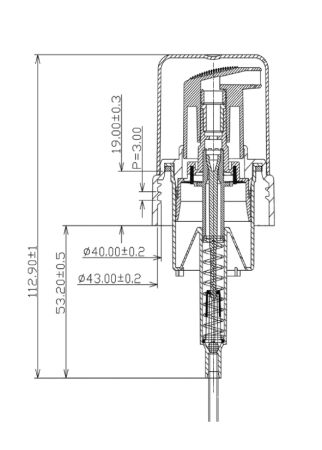 Foaming pump 19#-5 42/410