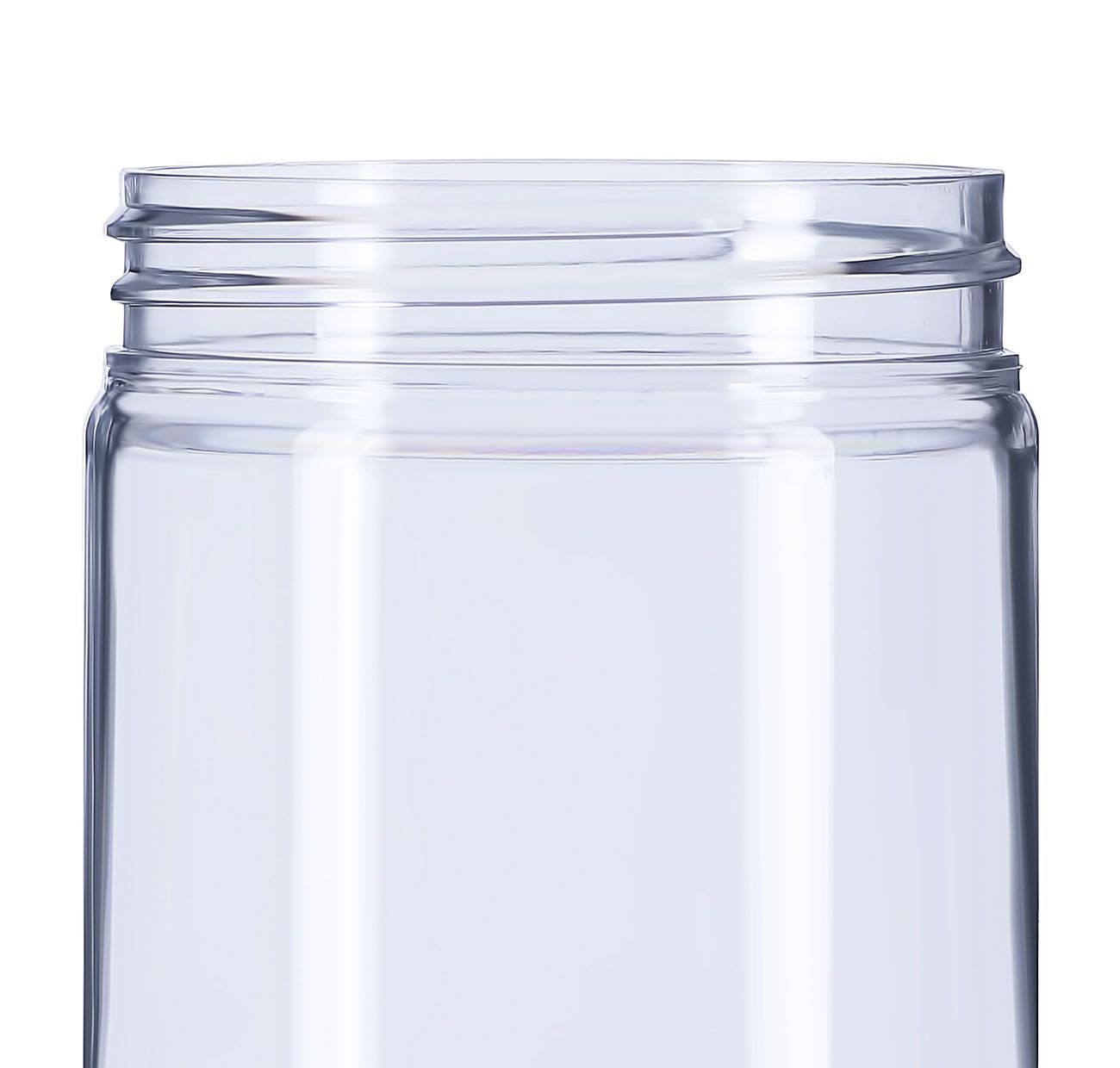 <p>The jar with a capacity of 250 ml is made of plastic and is presented in a transparent color. Complete with a lid. This type of product is used to store bulk and paste-like products: tea, coffee, pasta, dairy products (yogurt, sour cream, etc.), honey, dried fruits / berries / vegetables, cereals. To choose the right set, pay attention to the diameter of the neck - 63.</p>