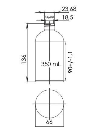 Flacon cosmetic din plastic. Cumpara ambalaje cosmetice in Europa, Romania.