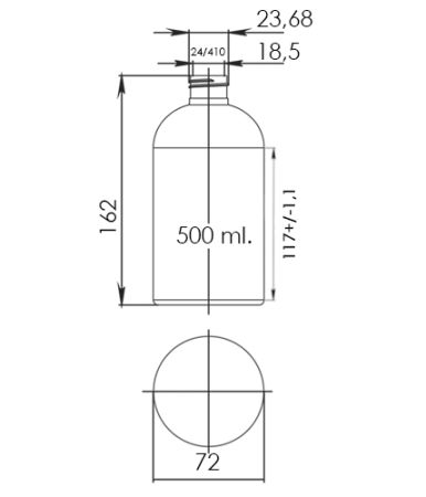 Flacon cosmetic din plastic. Cumpara ambalaje cosmetice in Europa, Romania.