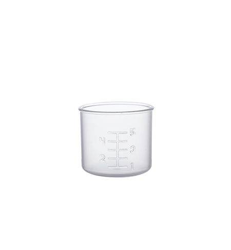 <p>The measuring glass with a capacity of 5 ml is made of polypropylene (PP) and is presented in transparent color. This product is designed for dosing liquid medicines (syrups, etc.). The measuring cup has five levels of drug measurement: 1, 2, 3, 4, 5 ml. To choose the right set from the lid and measuring cup, you need to pay attention to the diameter of the neck - 24/410.</p> by Pack Store Europe, packstore.eu