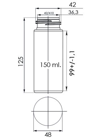 Flacon cosmetic din plastic. Cumpara ambalaje cosmetice in Europa, Romania.