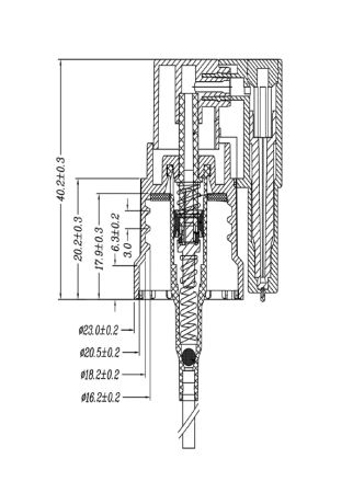 Throat sprayer 18-B 0.13
